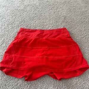 lululemon athletica Red Athletic Skort